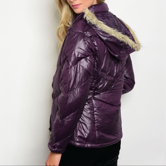 Hot! Lola Faux fur hooded Puffer Jacket - Picture 2 of 8
